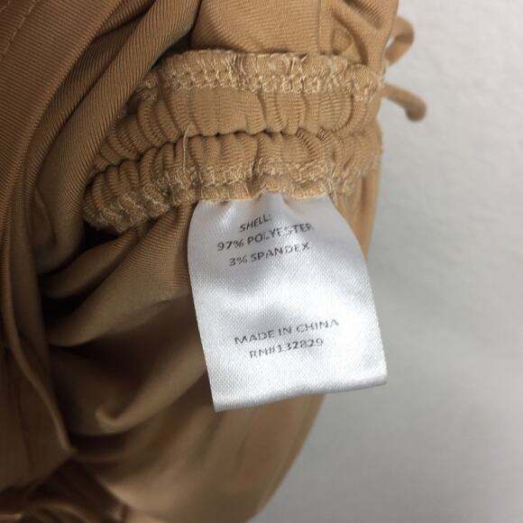 Superdown Lindsey Nude Long Sleeve Ruched Side Mini Dress XS - Picture 6 of 13